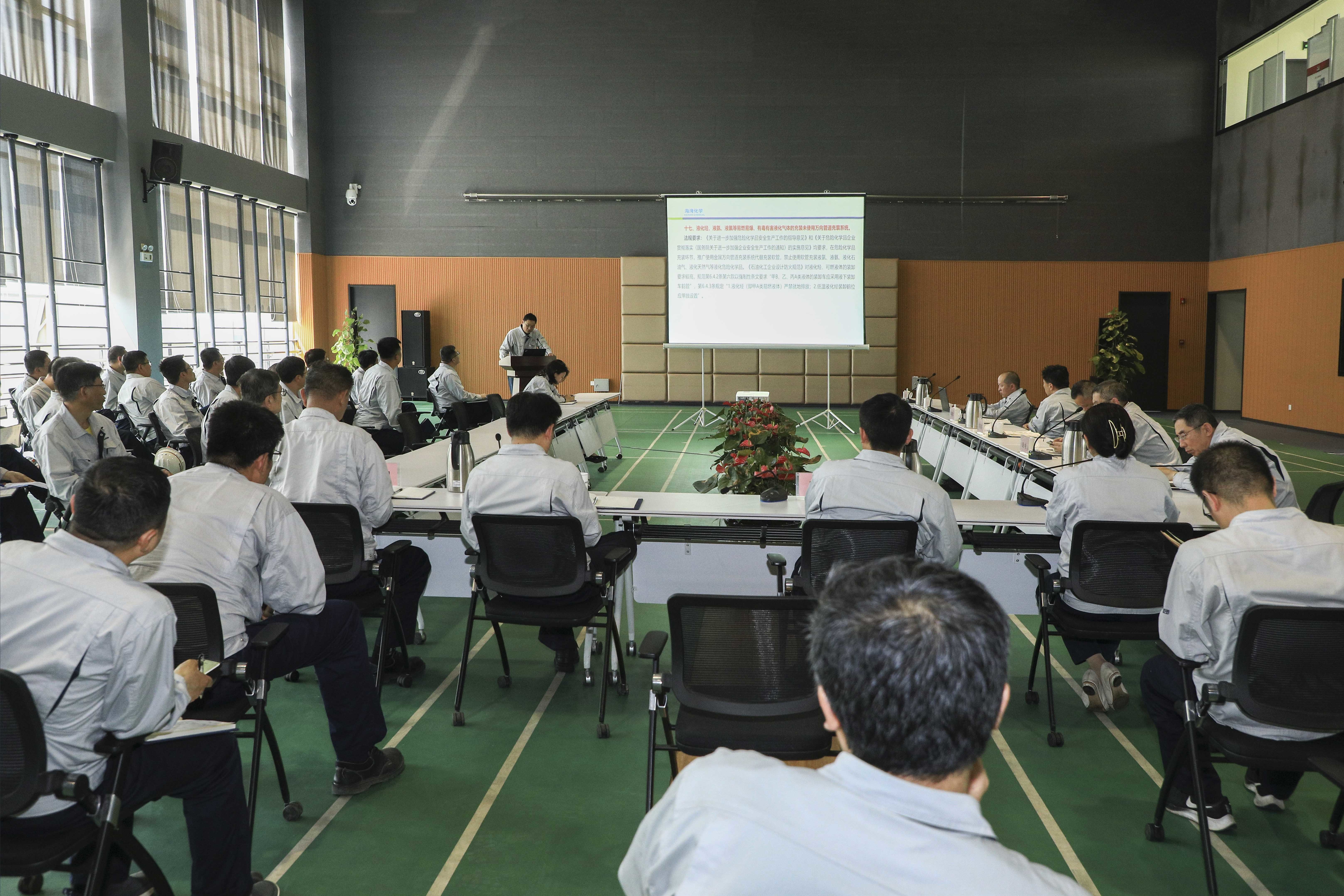 海灣化學(xue)開展重大隐(yǐn)患判定培訓(xun)